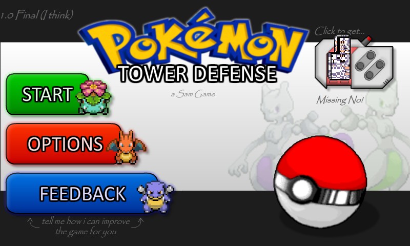 pokemon tower defense