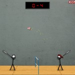 Stick Figure Badminton 2 Screenshot
